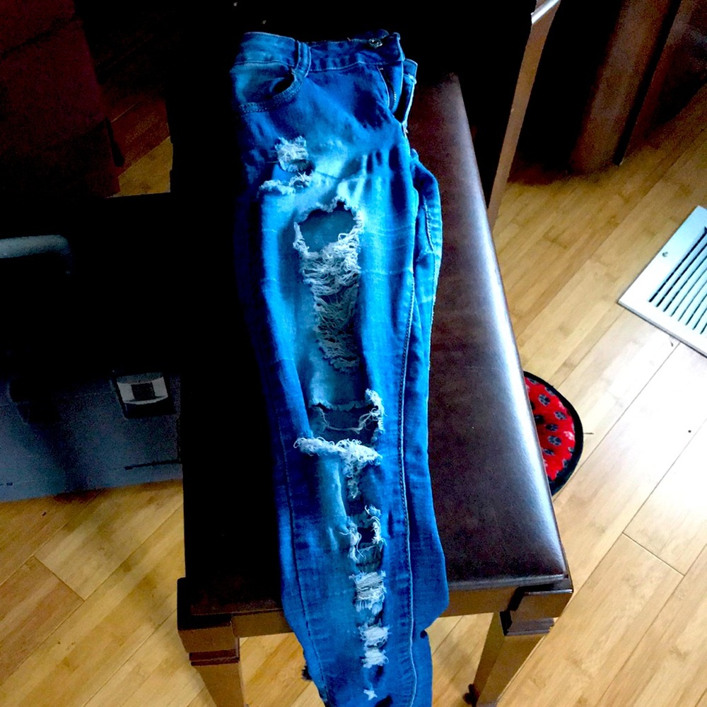 Ripped jeans